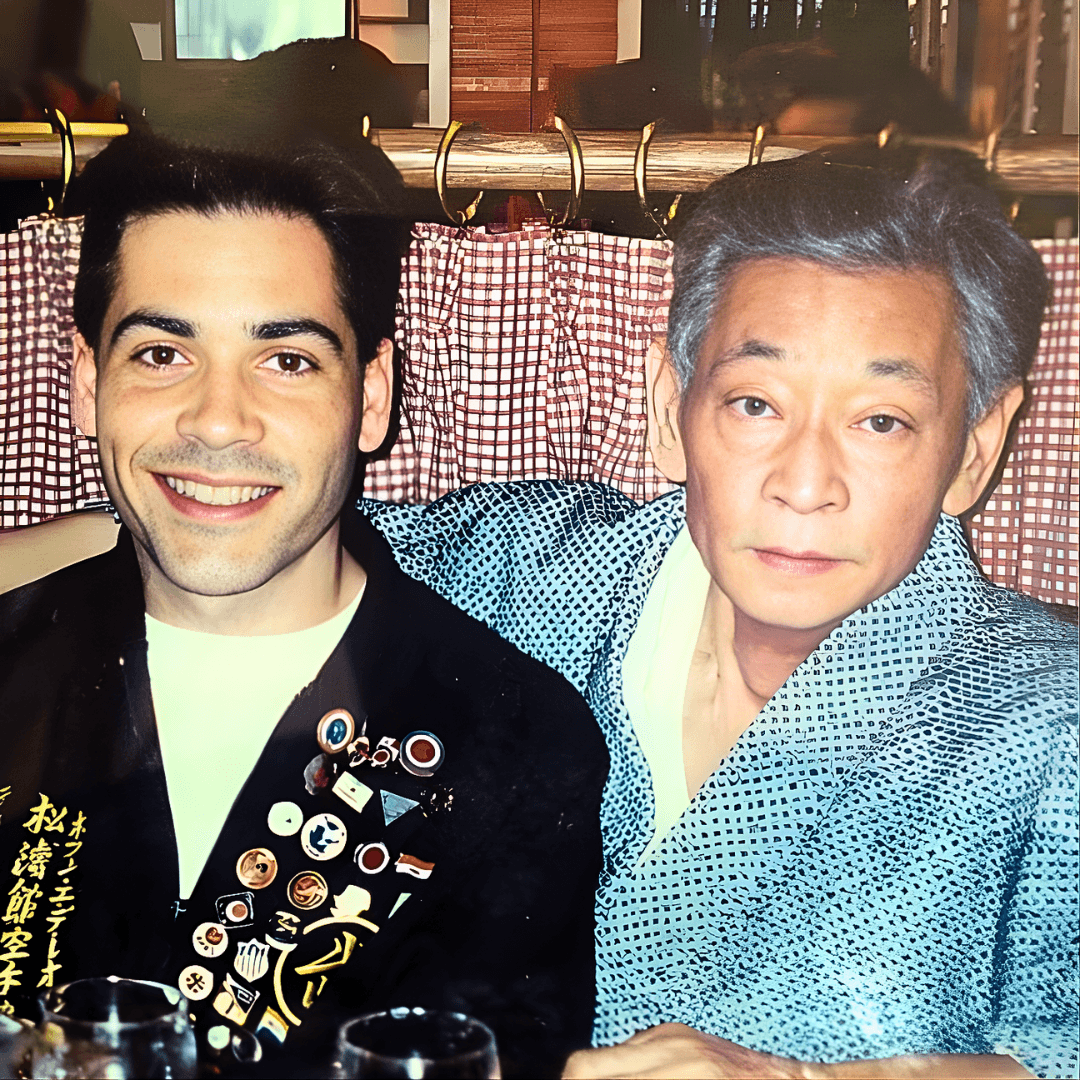 Hanshi Juan de León ao lado de O'Sensei Osamu Ozawa